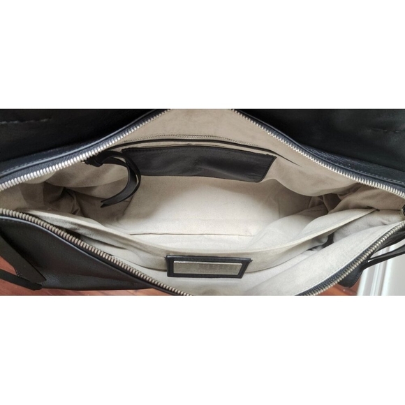 Zanellato Nina Tote Leather Shoulder Bag Satchel Minimalist Zip Compartments - Picture 11 of 16